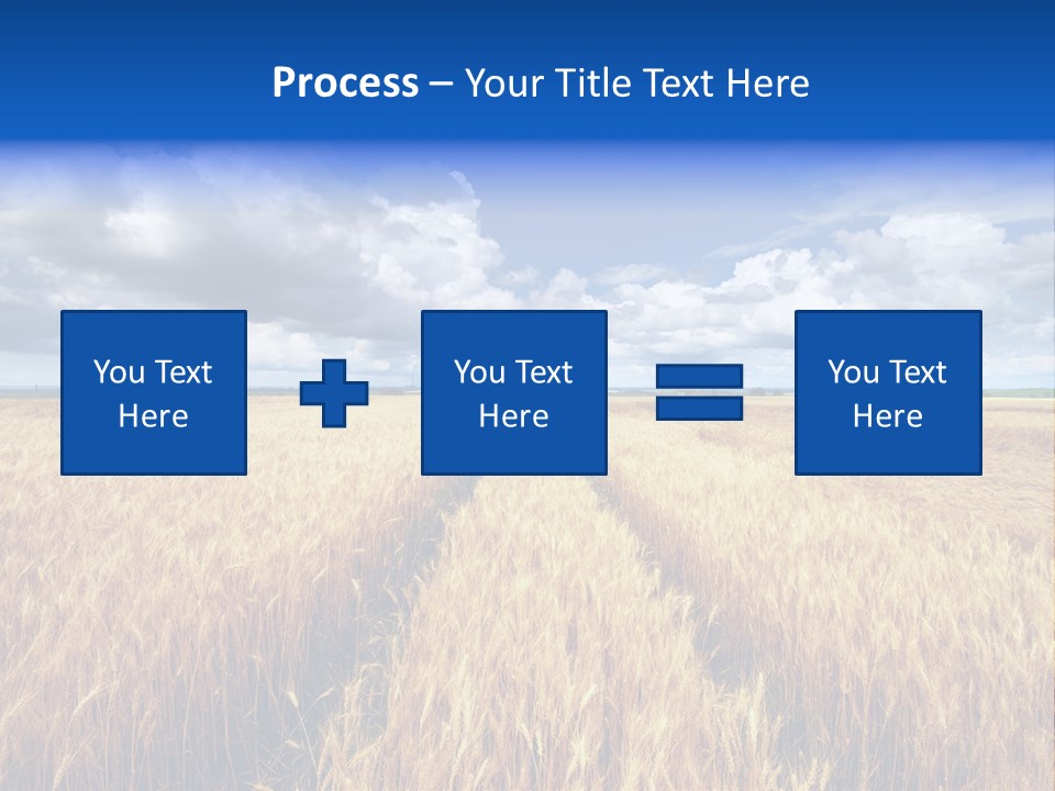 Green Golden Farm PowerPoint Template