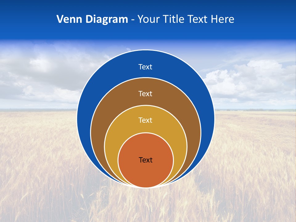 Green Golden Farm PowerPoint Template