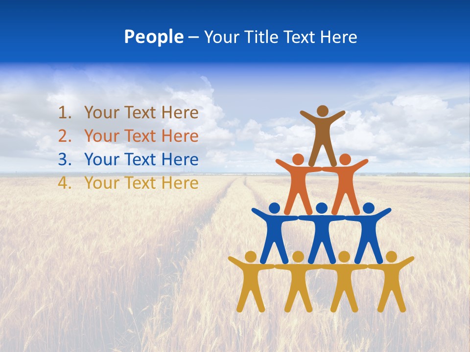 Green Golden Farm PowerPoint Template