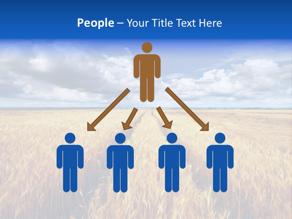 Green Golden Farm PowerPoint Template