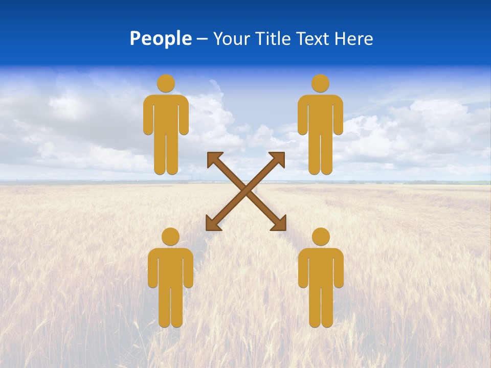 Green Golden Farm PowerPoint Template