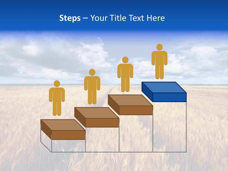 Green Golden Farm PowerPoint Template