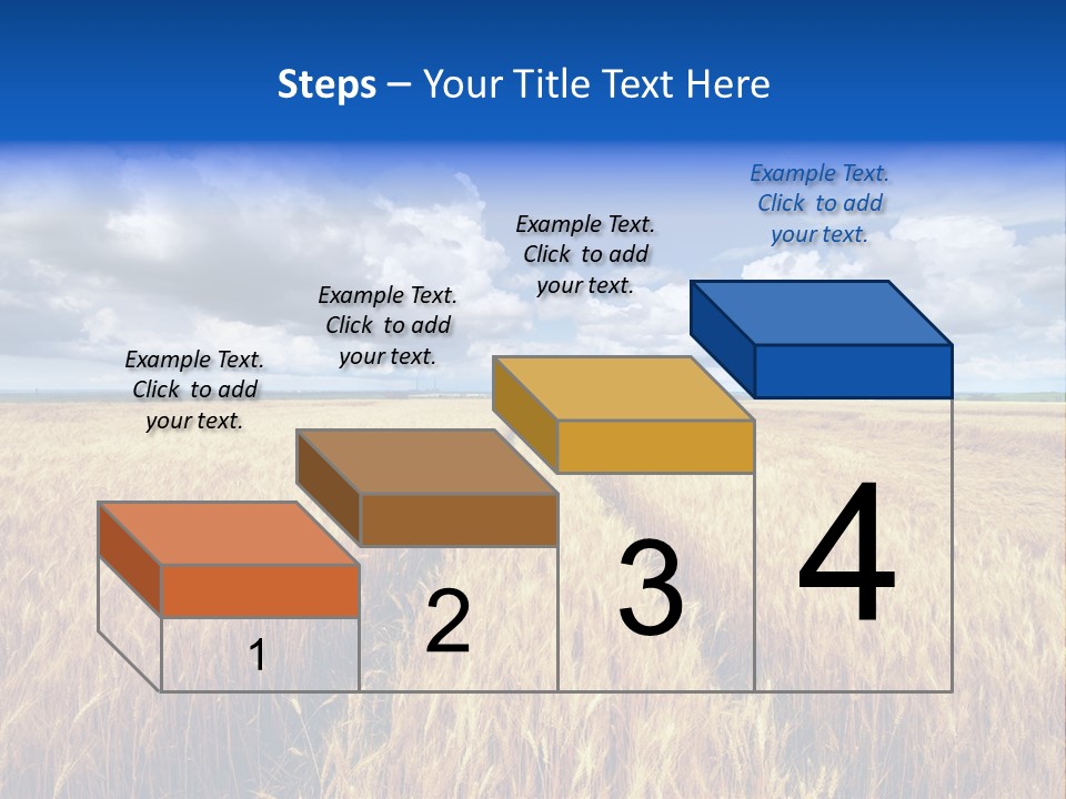 Green Golden Farm PowerPoint Template