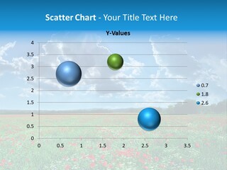 Countryside Flower Sky PowerPoint Template