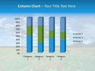 Countryside Flower Sky PowerPoint Template