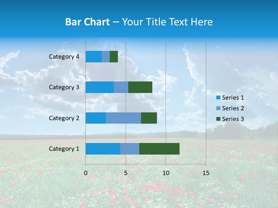 Countryside Flower Sky PowerPoint Template