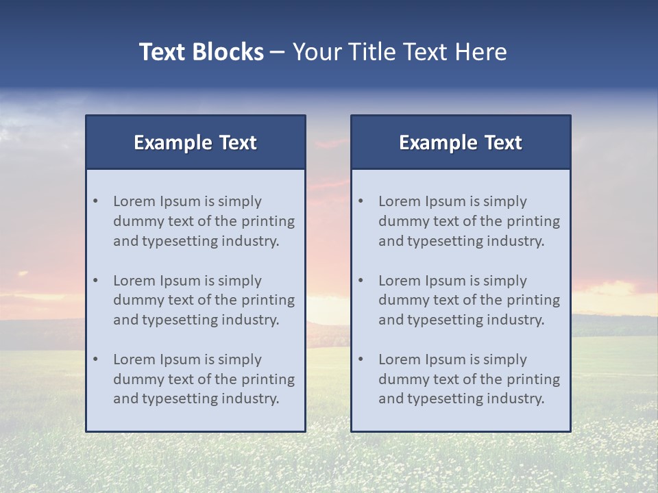 Thunder Land Beautiful PowerPoint Template