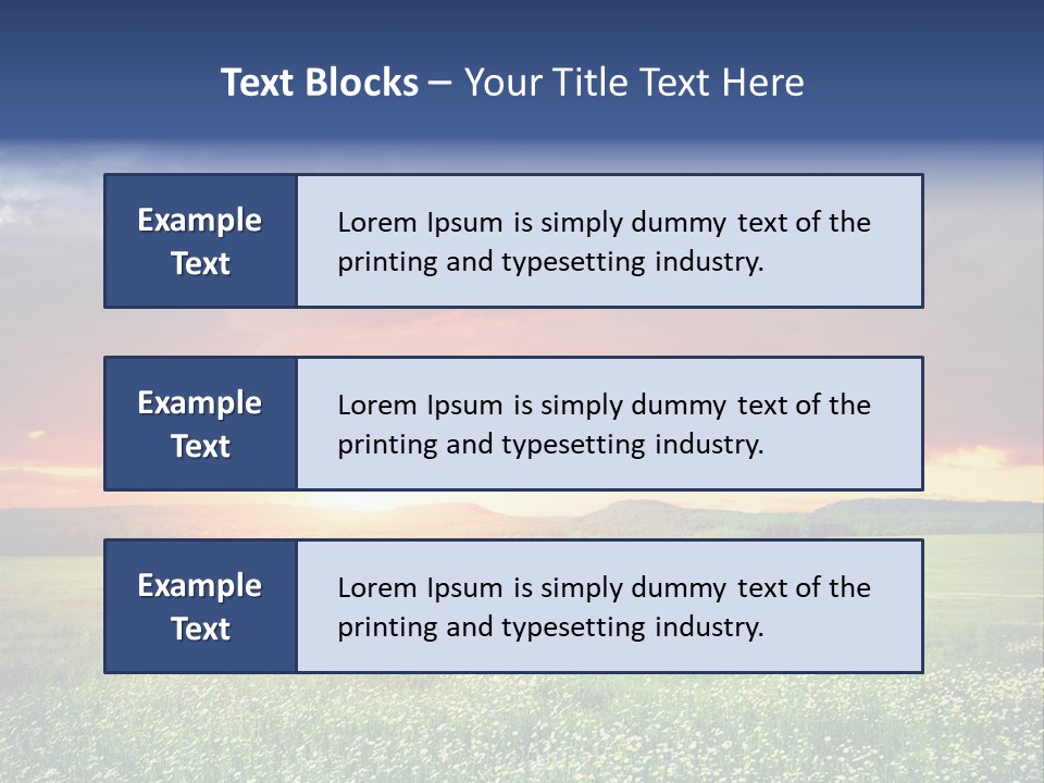 Thunder Land Beautiful PowerPoint Template