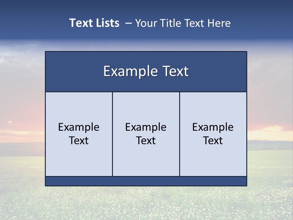 Thunder Land Beautiful PowerPoint Template