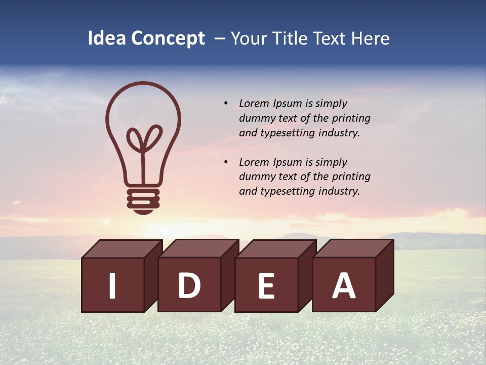 Thunder Land Beautiful PowerPoint Template