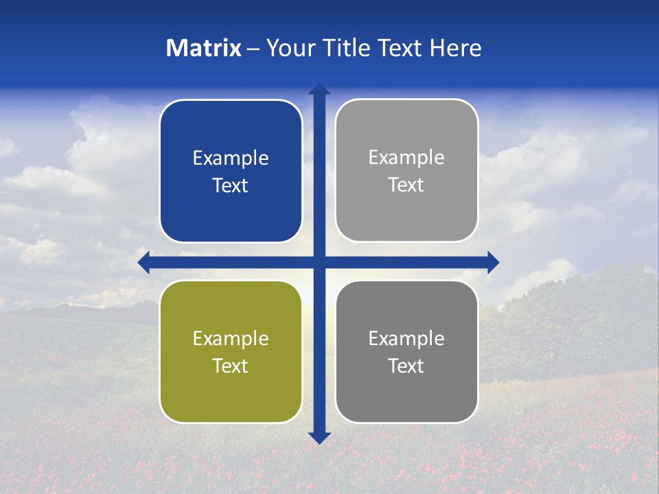 Nature Forest Sky PowerPoint Template