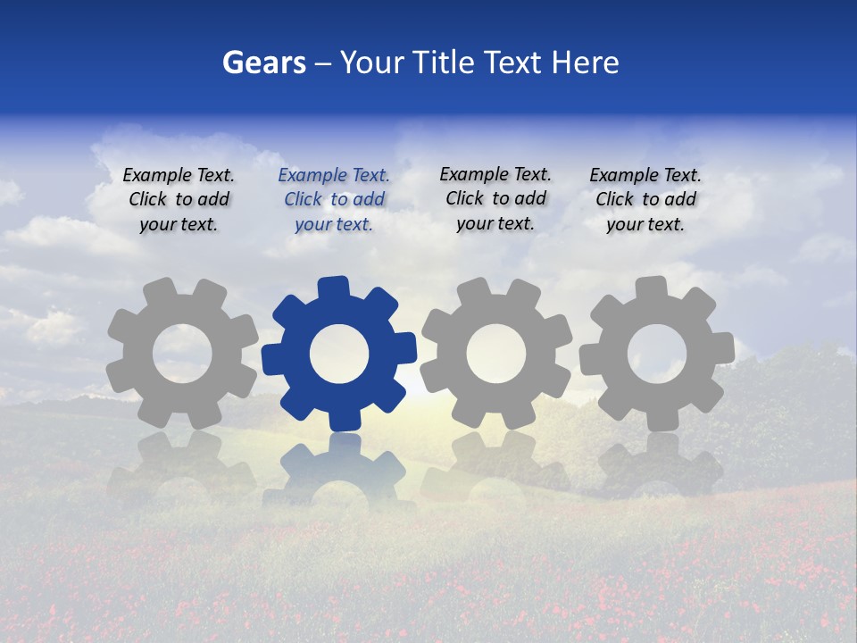 Nature Forest Sky PowerPoint Template