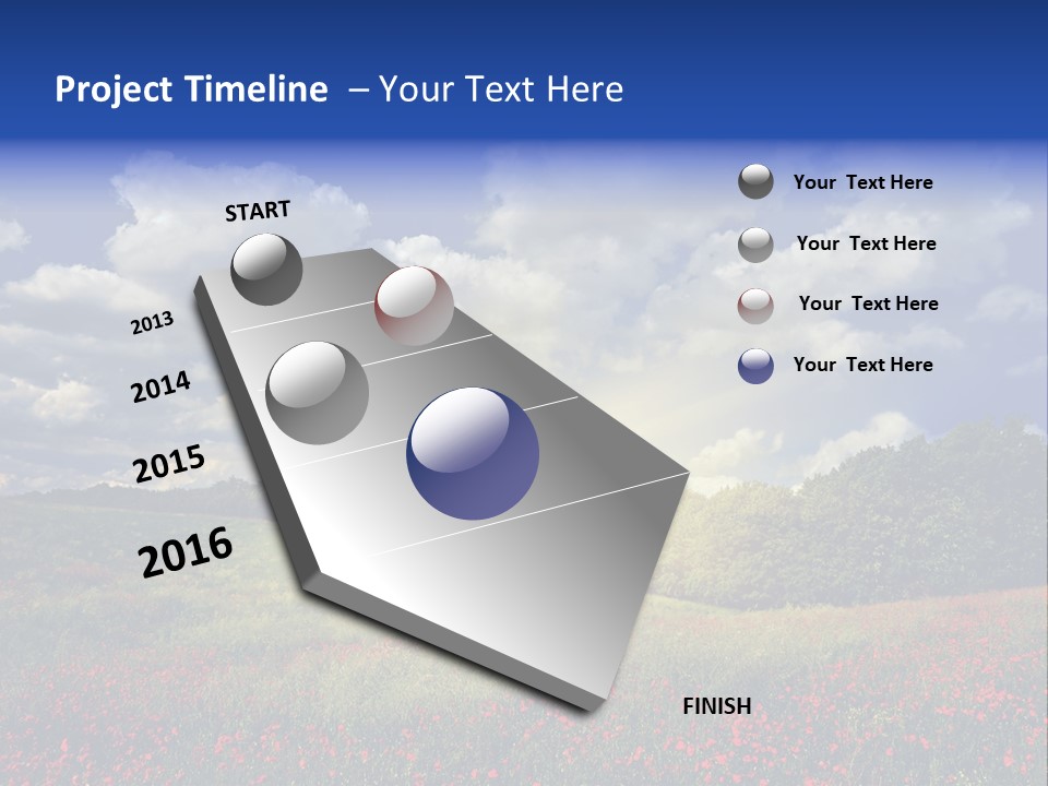 Nature Forest Sky PowerPoint Template