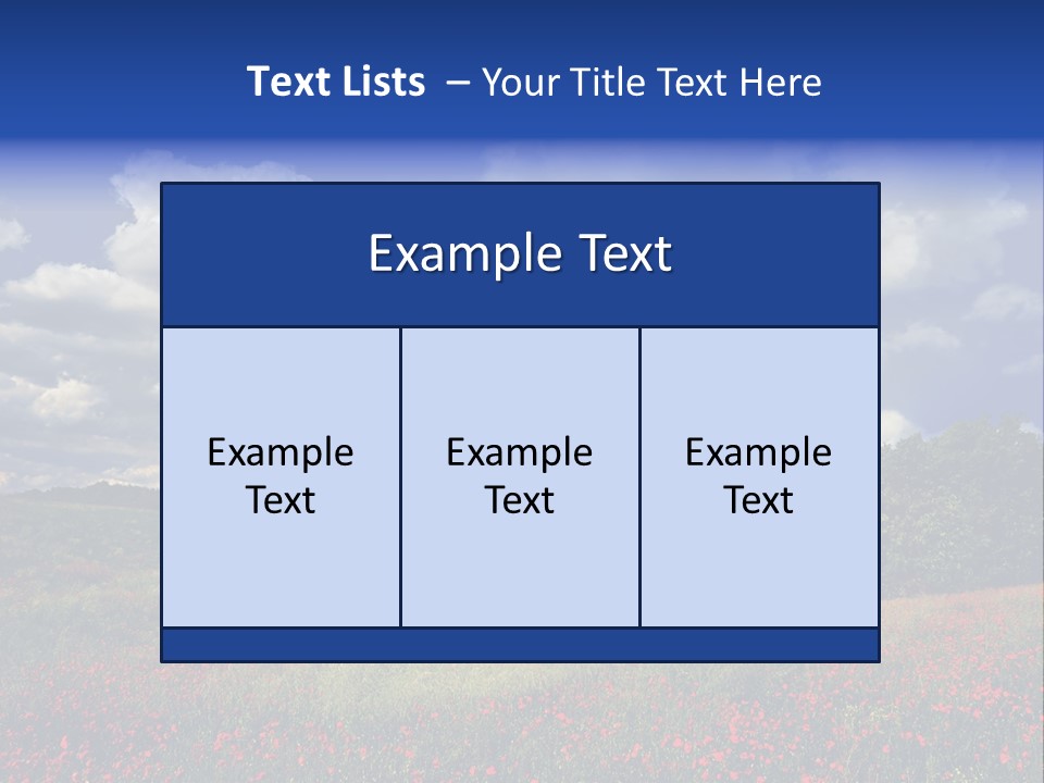 Nature Forest Sky PowerPoint Template