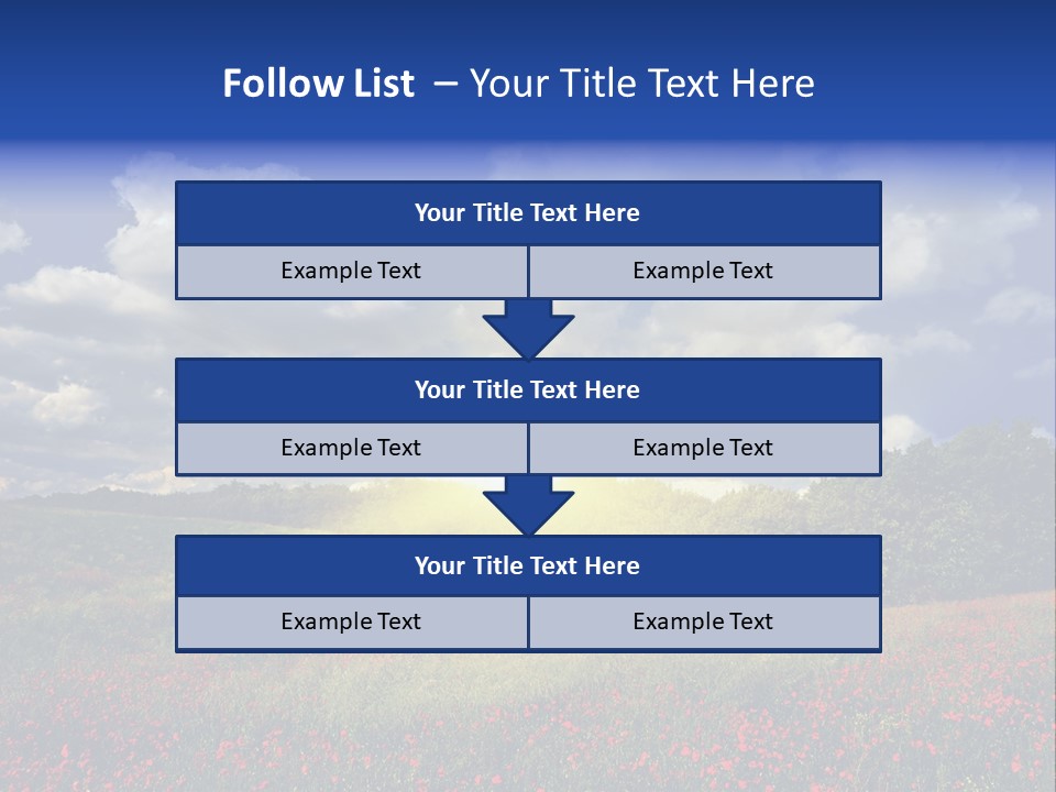 Nature Forest Sky PowerPoint Template