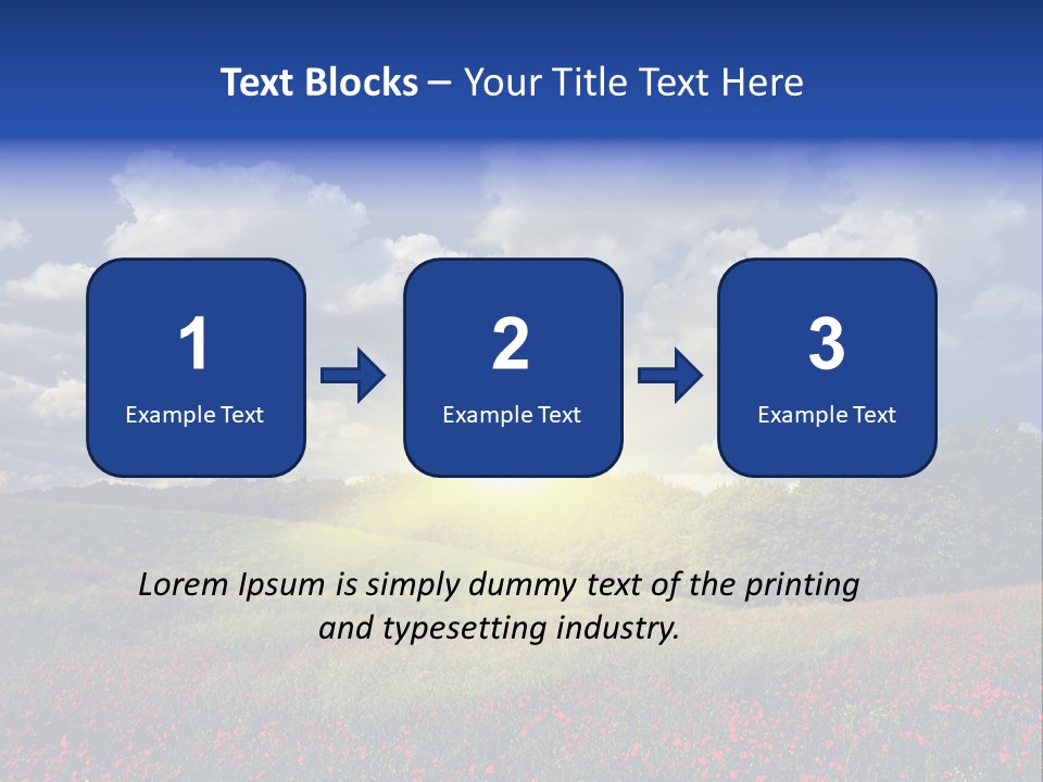 Nature Forest Sky PowerPoint Template