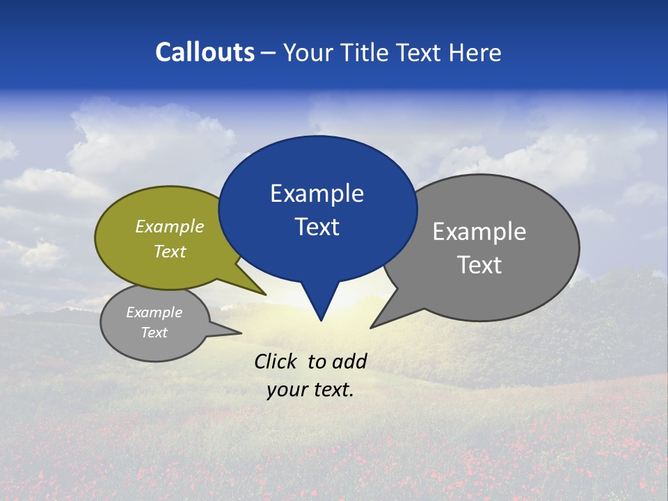 Nature Forest Sky PowerPoint Template