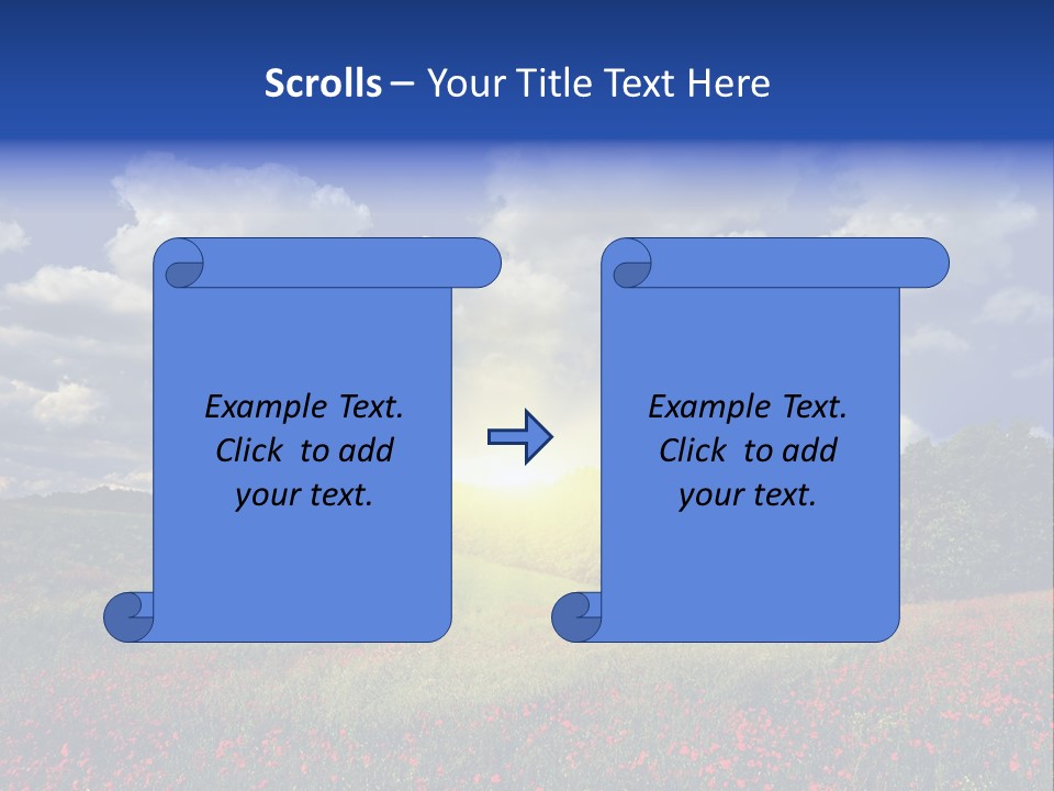 Nature Forest Sky PowerPoint Template