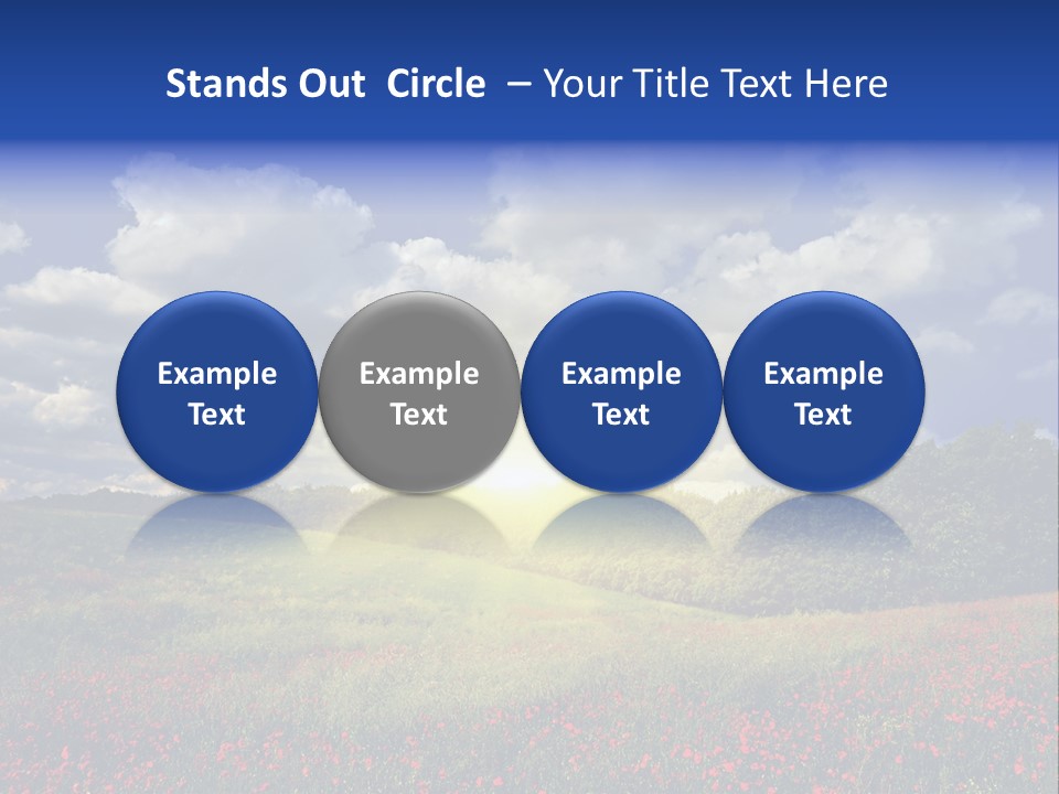 Nature Forest Sky PowerPoint Template