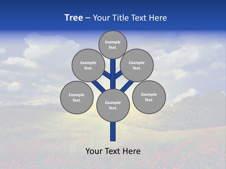 Nature Forest Sky PowerPoint Template