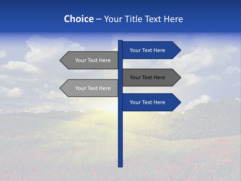 Nature Forest Sky PowerPoint Template