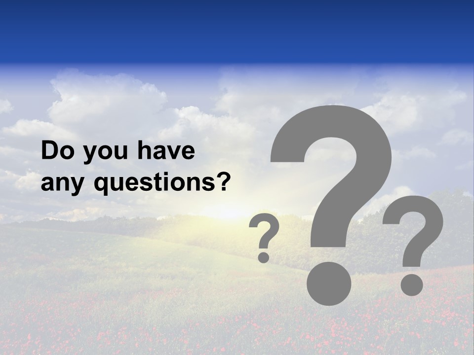 Nature Forest Sky PowerPoint Template