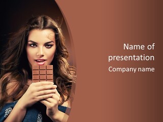 Attractive People Female PowerPoint Template