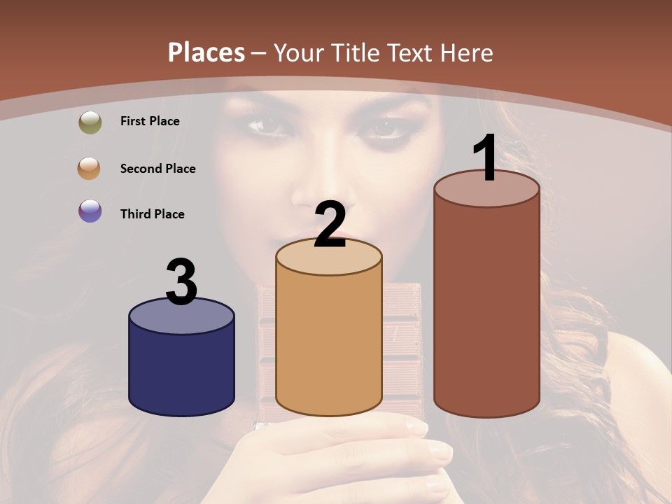 Attractive People Female PowerPoint Template