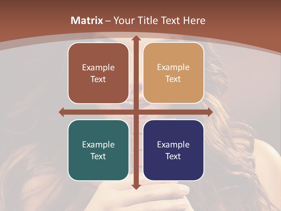 Attractive People Female PowerPoint Template