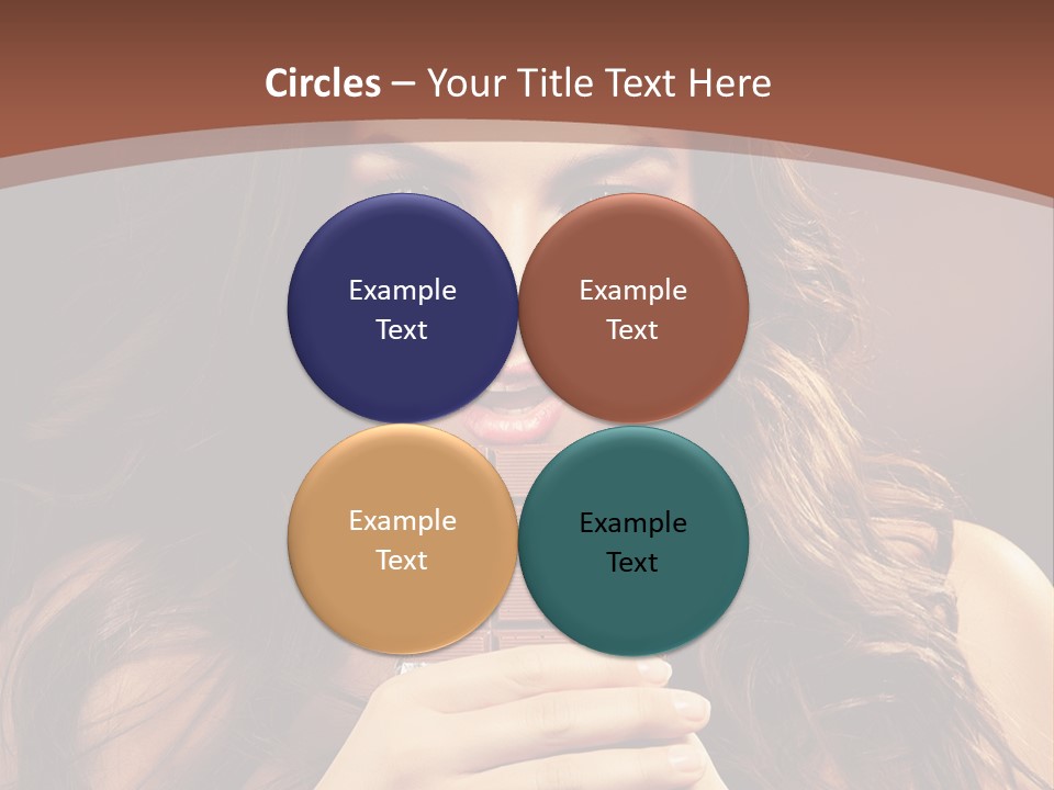 Attractive People Female PowerPoint Template