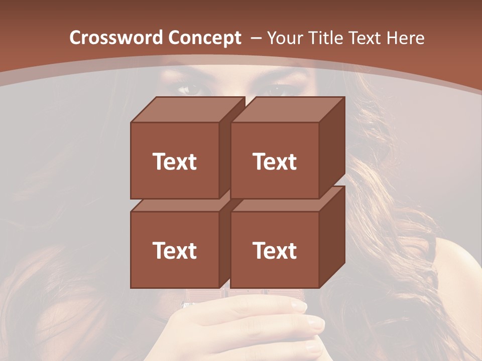 Attractive People Female PowerPoint Template