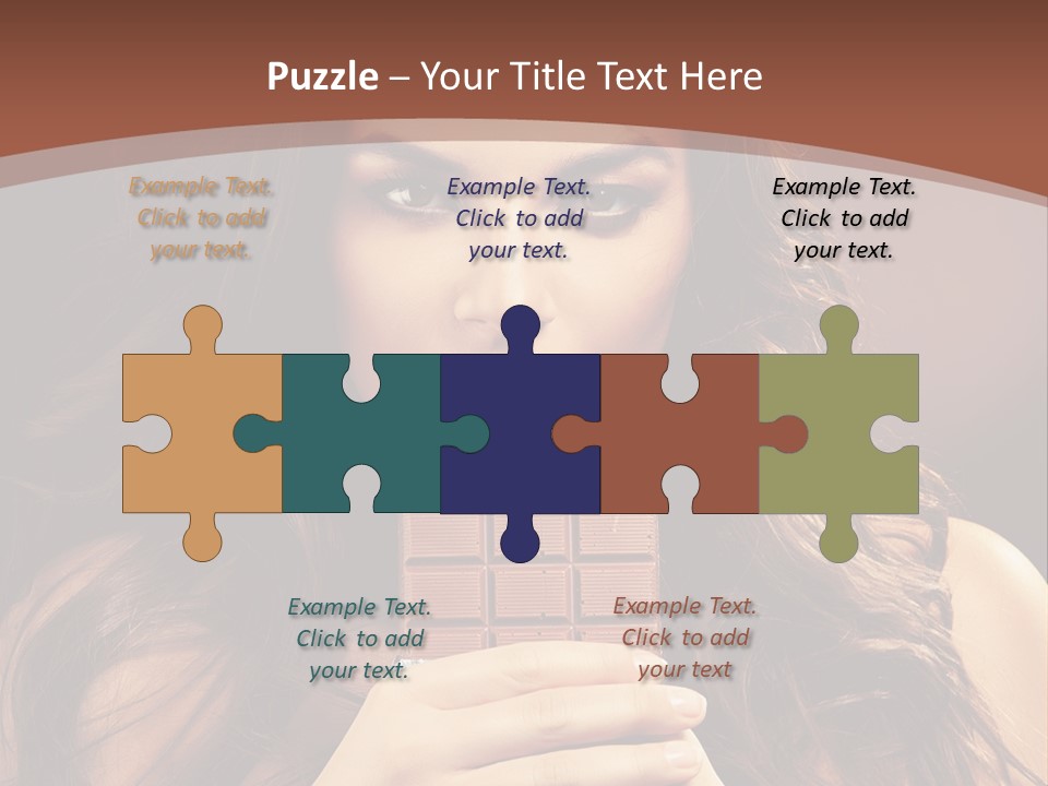 Attractive People Female PowerPoint Template