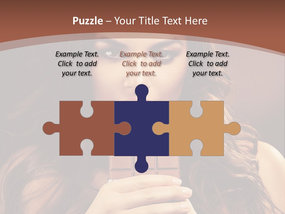 Attractive People Female PowerPoint Template