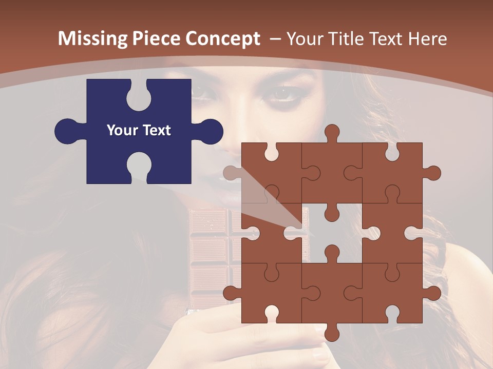 Attractive People Female PowerPoint Template