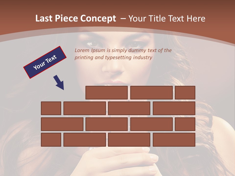 Attractive People Female PowerPoint Template