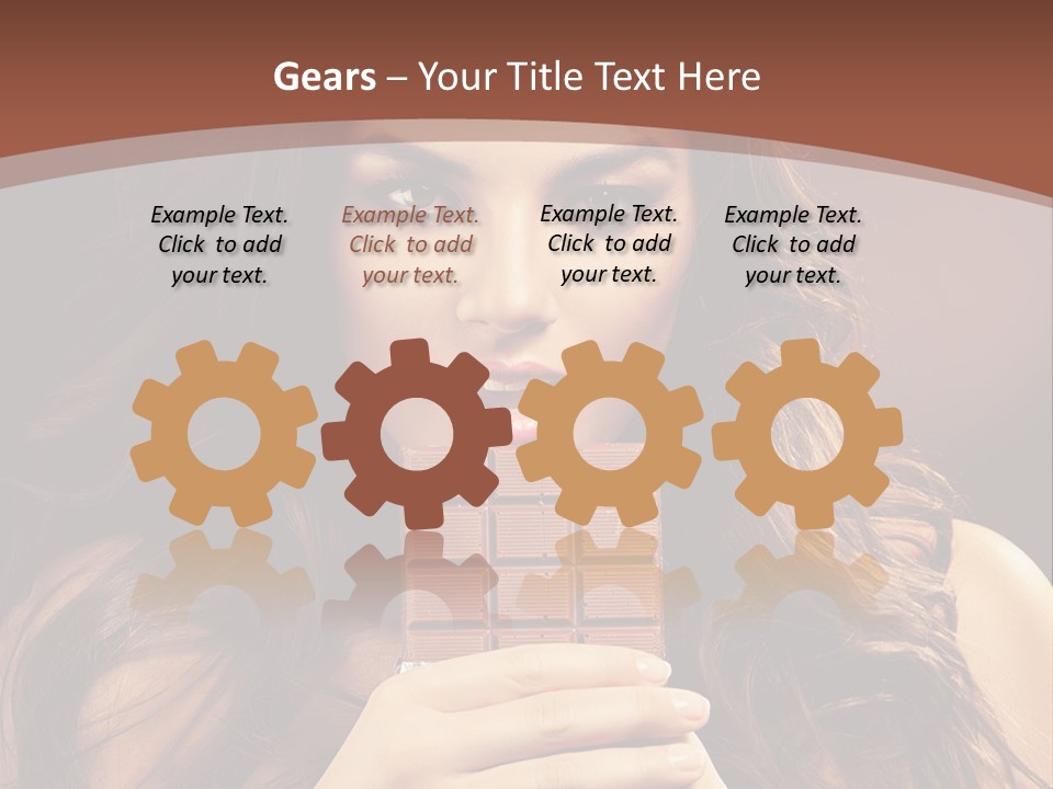 Attractive People Female PowerPoint Template