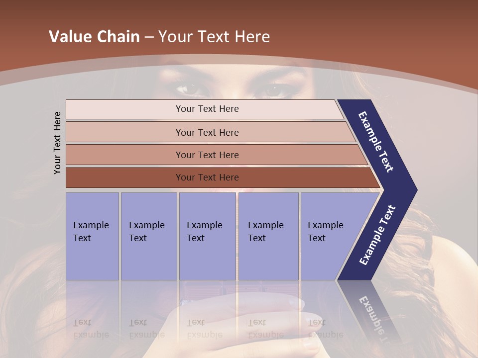 Attractive People Female PowerPoint Template