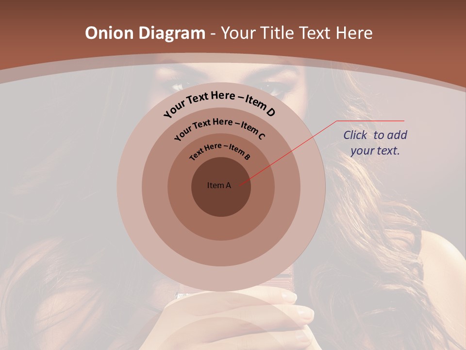 Attractive People Female PowerPoint Template