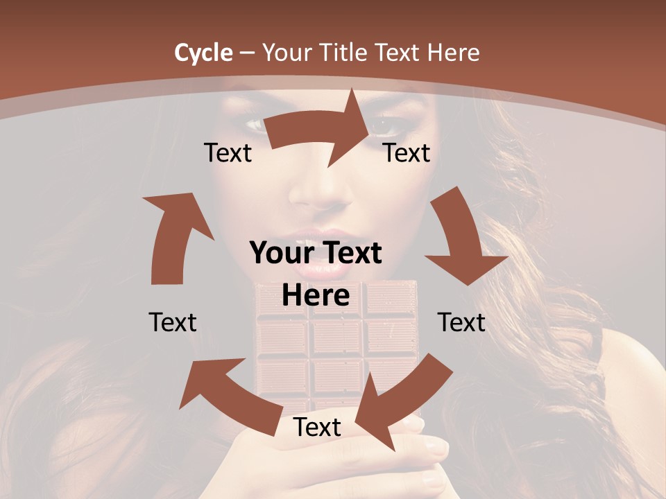 Attractive People Female PowerPoint Template