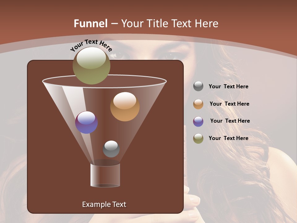 Attractive People Female PowerPoint Template