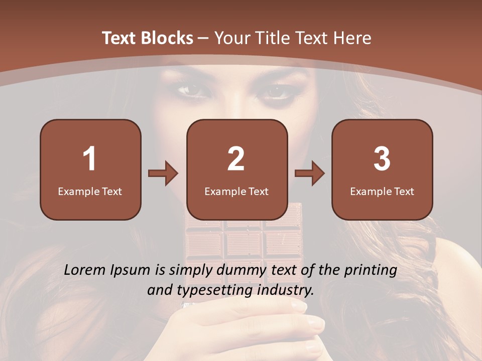 Attractive People Female PowerPoint Template