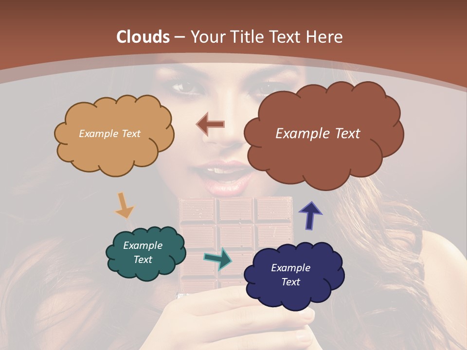 Attractive People Female PowerPoint Template