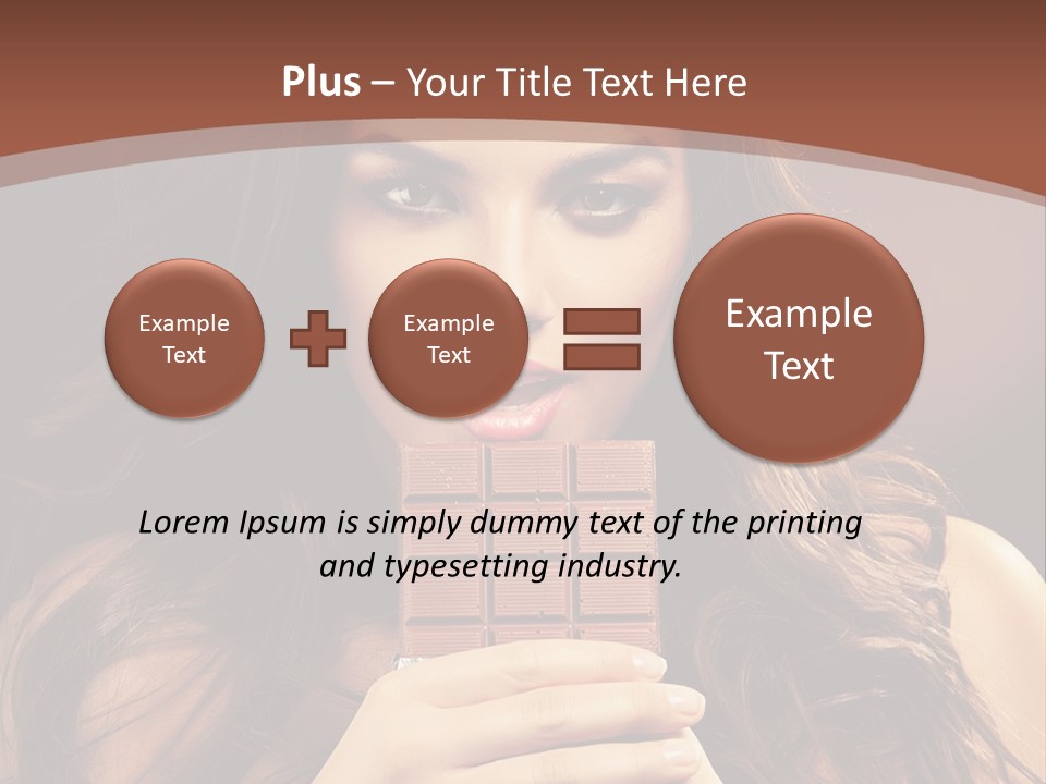 Attractive People Female PowerPoint Template