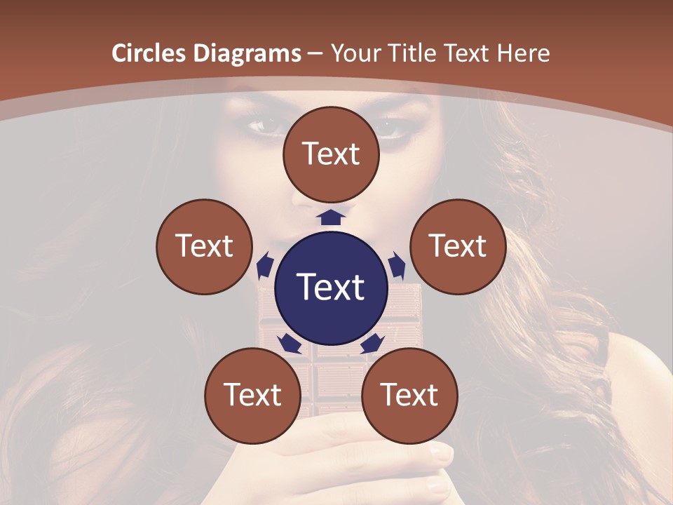 Attractive People Female PowerPoint Template