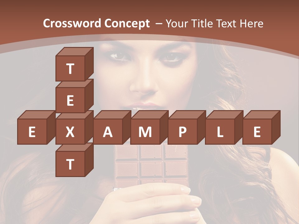 Attractive People Female PowerPoint Template