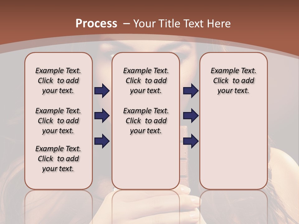 Attractive People Female PowerPoint Template