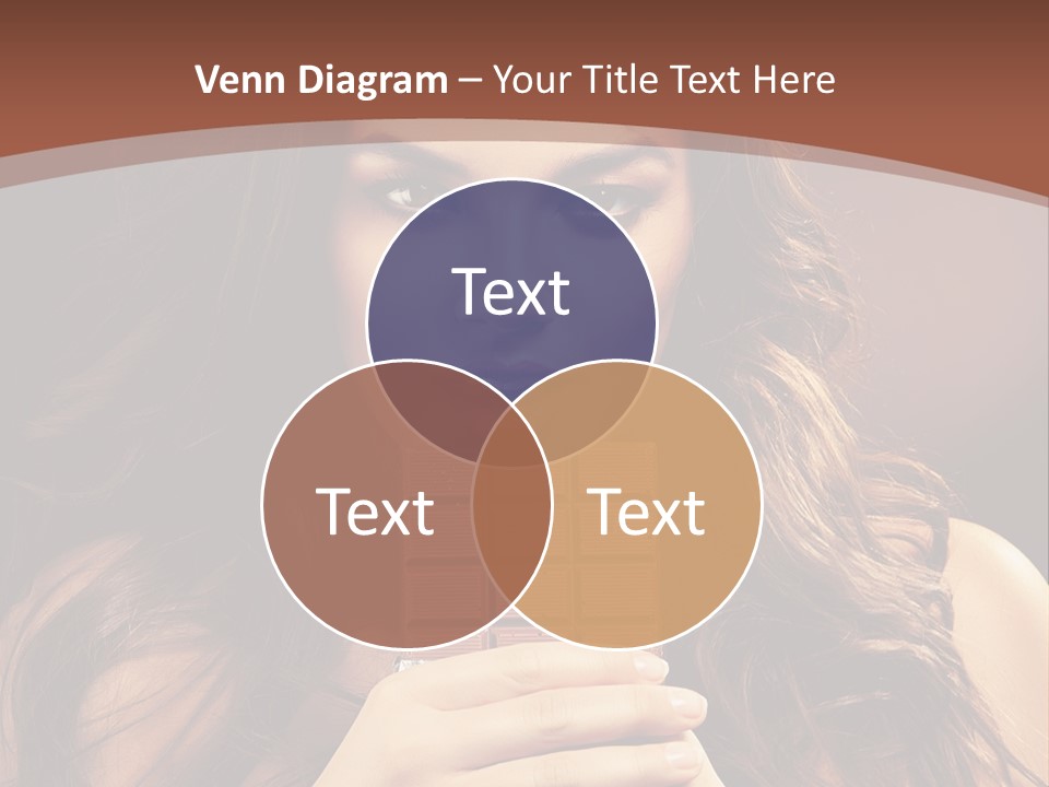 Attractive People Female PowerPoint Template