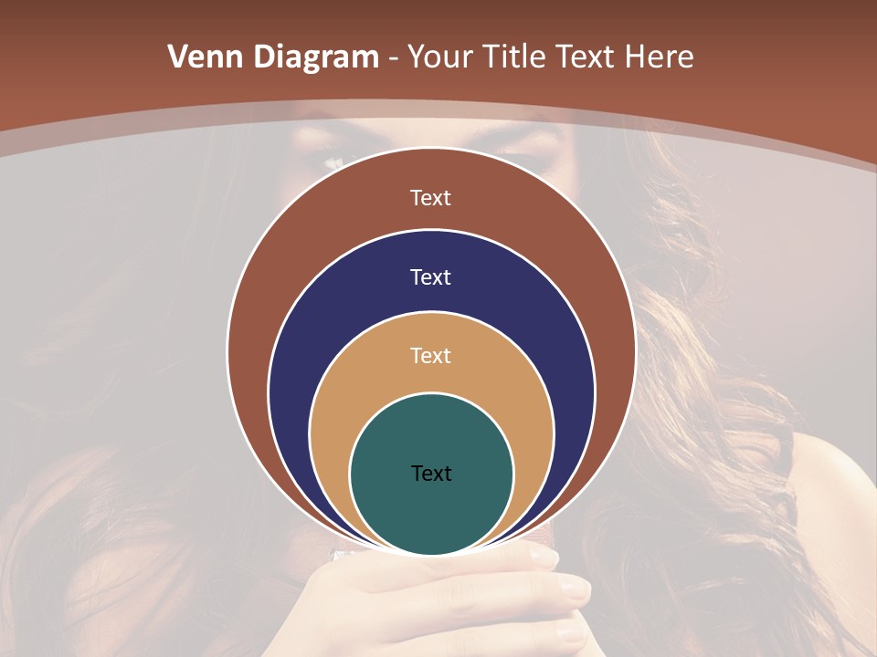 Attractive People Female PowerPoint Template