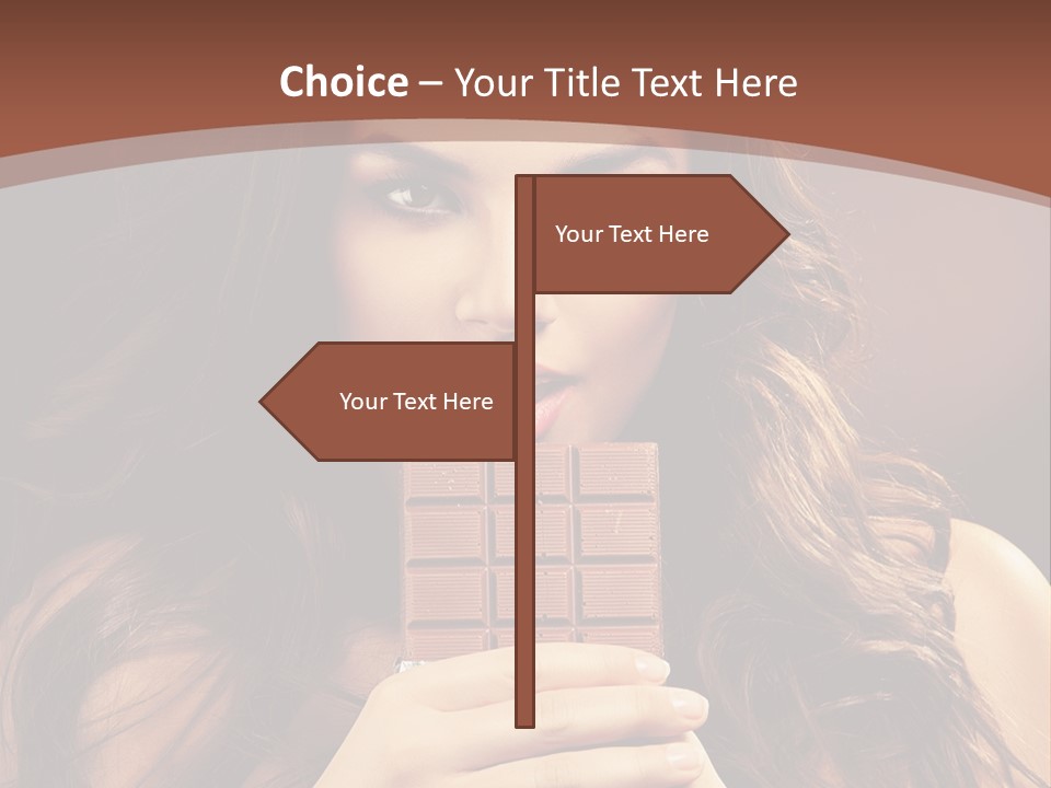 Attractive People Female PowerPoint Template