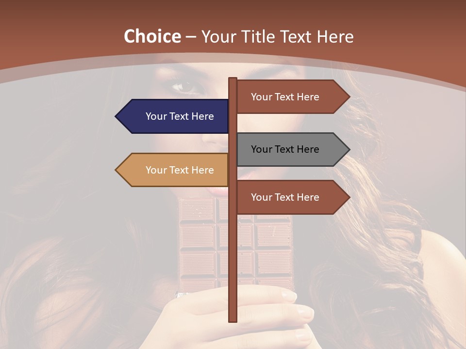 Attractive People Female PowerPoint Template